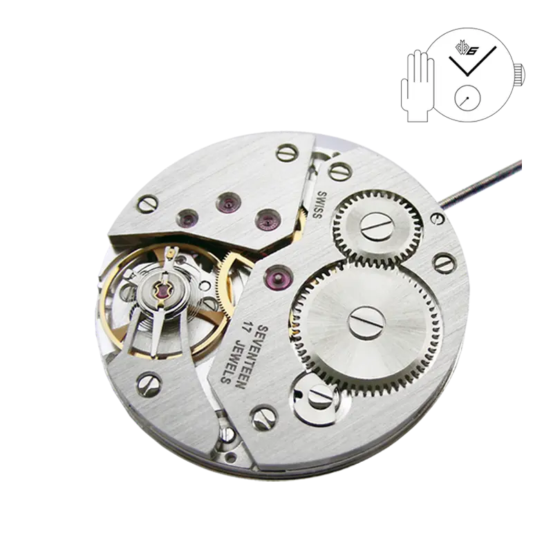 CALIBER DB6 RHODIUM BRUSHED